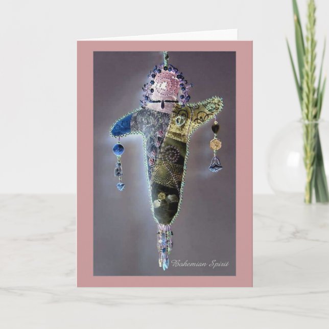 Cartão Boneca da deusa (Frente)