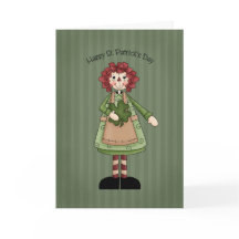 Boneca Raggedy do dia de St Patrick