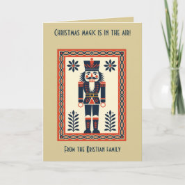 Cartão Boneco de Natal Nórdico Minimalista à Venda