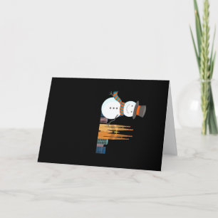 Cartão Boneco de Neve de Barcelona