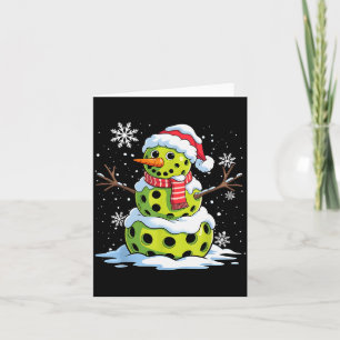 Cartão Boneco de Neve de Natal Ckleball Mulheres Homens C