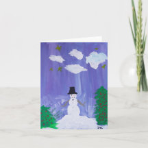 Boneco de Neve Feliz