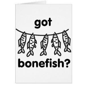 Cartão bonefish obtido