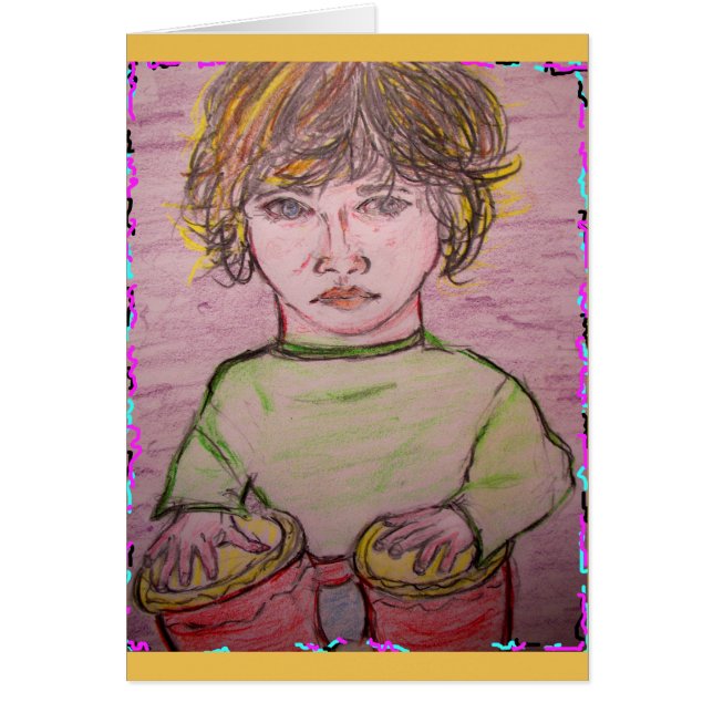 Cartão bongos rock (Frente)