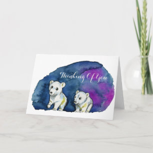 Cartão Bonitão Polar Brothers Pensando em você