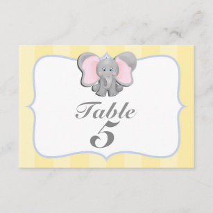 Cartão bonito #2 do número da mesa do partido do