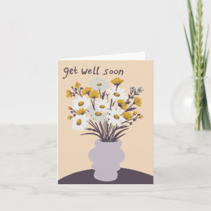 Cartão Bonito Buquê Daisy PERSONALIZADO Em Breve