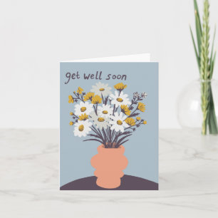 Cartão Bonito Buquê Daisy PERSONALIZADO Em Breve