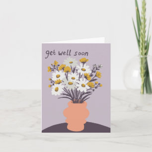 Cartão Bonito Buquê Daisy PERSONALIZADO Em Breve