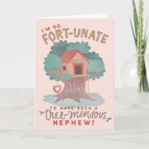 Cartão Bonito desejo de aniversário do Forte de Punny par
