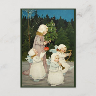 Cartão bonito do natal vintage