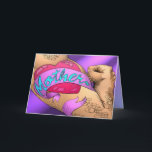 Cartão bonito do tatuagem do dia das mães ou do<br><div class="desc">Um de um cartão amável do dia das mães ou de aniversário.</div>