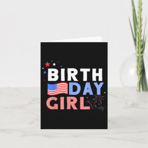 Cartão Bonito É o meu Design de aniversário de 4 de julho