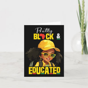 Cartão Bonito Negro E Educado Eu Sou O Forte Africano