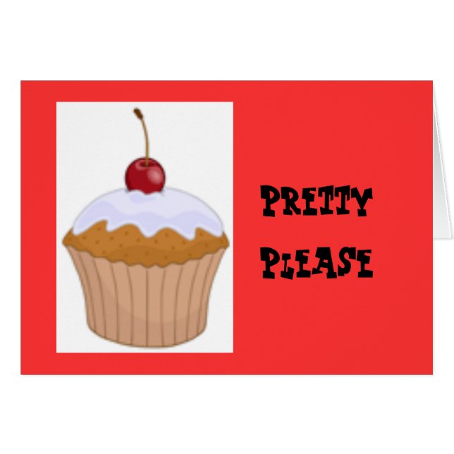 Cartão Bonito por favor (Frente Horizontal)