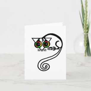 Cartão Bonito POSSUM - Marsupial - Vida Selvagem - Austrá