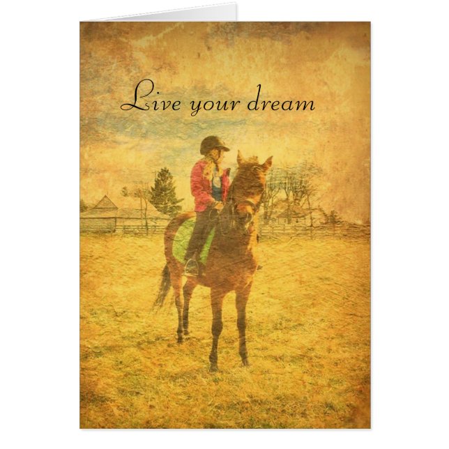 Cartão bonito! Vintage-sensação, artística (Frente)