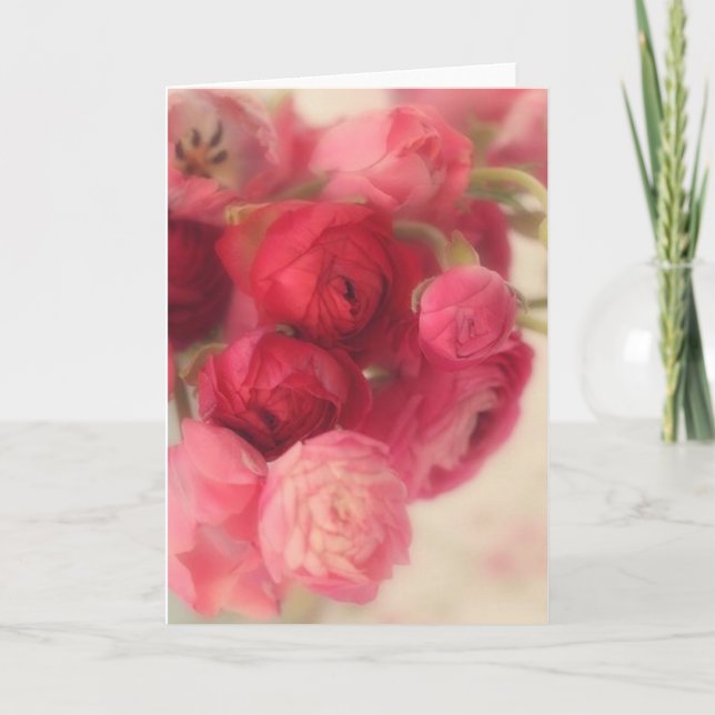 Cartão Bonitos Notebooks Florais Rosa (Frente)