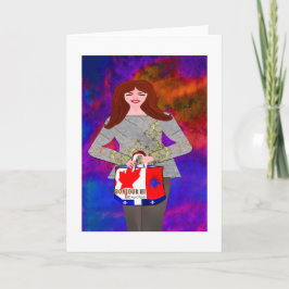 Cartão Bonjour Hi LeeMarie - Design criativa da Bonjour