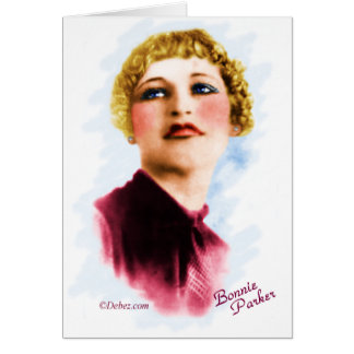 Cartão Bonnie Parker