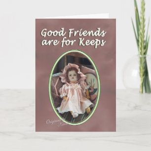 Cartão Bons amigos personalizados