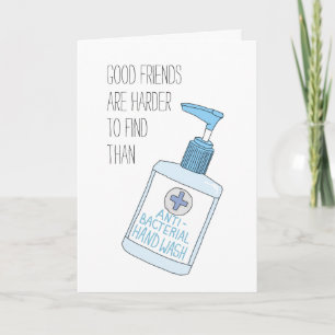 Cartão bons amigos são mais difíceis de encontrar dista