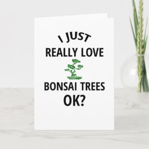 Cartão Bonsai Lover Gift Bonsai Tree Bonsai Tree Lover