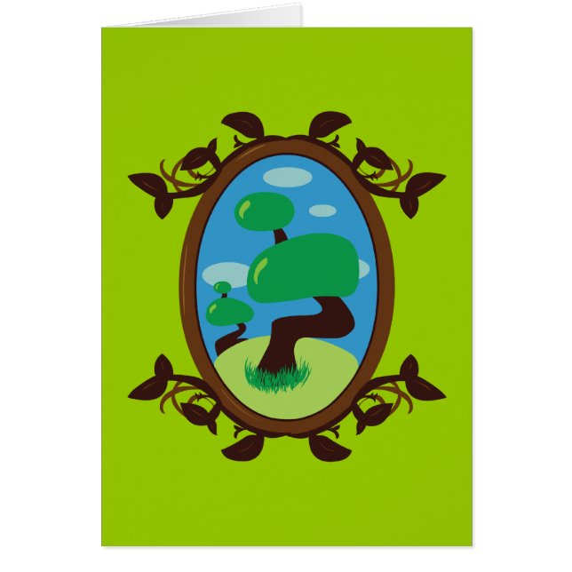 Cartão Bonsai Tree (Frente)