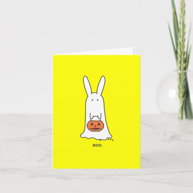 CARTÃO BOO. (Frente)