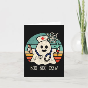 Cartão Boo Boo Crew Enfermeira Encantadora Engraçada Fant