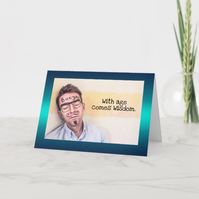 Cartão Boogers Engraçados (Frente)