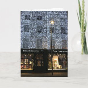 Cartão Bookshop Night Photoshop Christmas Fulham Road