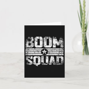 Cartão Boom Squad 4 de Julho e Réveillon de Ano Novo Fogo