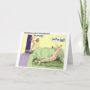 Cartão Boomerang Relagiona Donativos Engraçados e Camiset