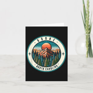 Cartão Boone North Carolina Skiing Snowboard Family Tr