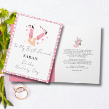 Boots e Parabéns de espuma cor-de-rosa