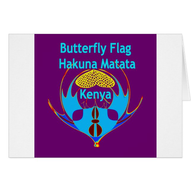 Cartão Borboleta Adorável (Frente Horizontal)