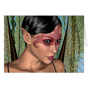 Cartão Borboleta de fada