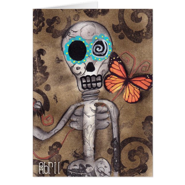 Cartão Borboleta de Marias (Frente)