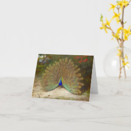 Cartão Borboleta de Peacock e Peacock, Ilustração de Arte