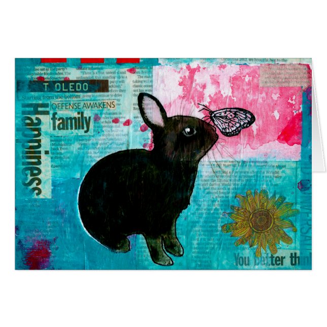 CARTÃO BORBOLETA DO BOLO N (Frente Horizontal)