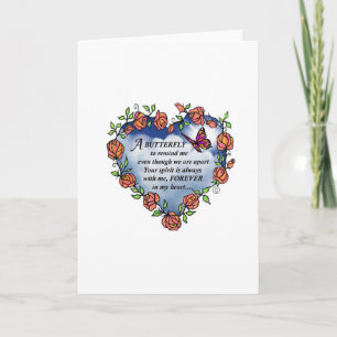 Cartão Borboleta do Céu