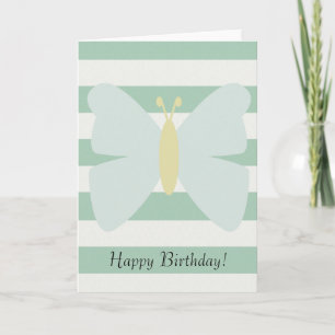 Cartão Borboleta Minúscula e White Strips