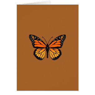 Cartão Borboleta Monarca em Siena