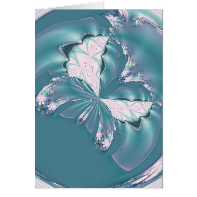 Cartão Borboleta primavera (Frente)