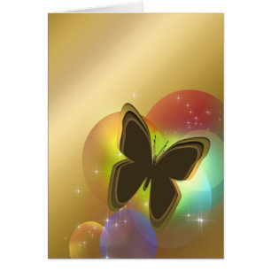 Cartão Borboleta (retrato)