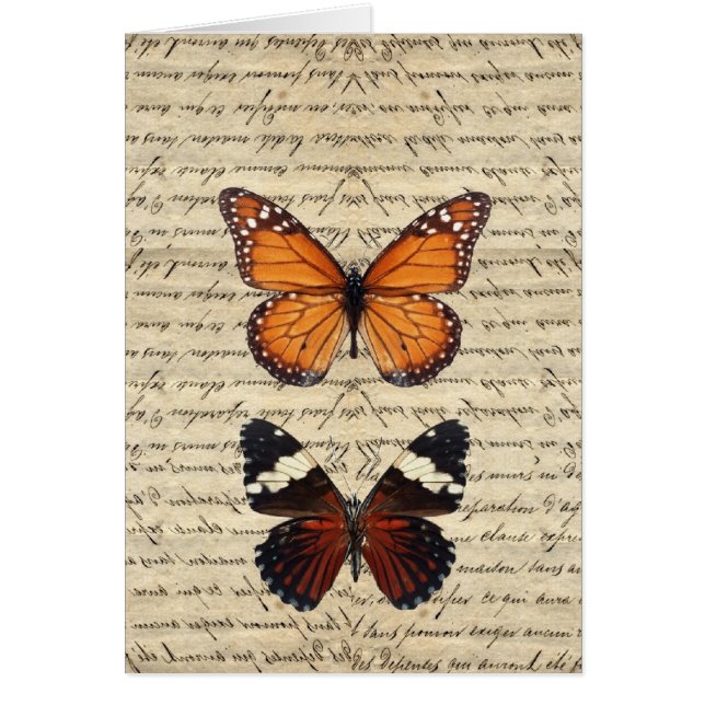 Cartão borboletas (Frente)