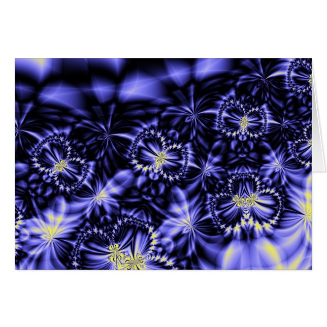 Cartão Borboletas Azuis (Frente Horizontal)