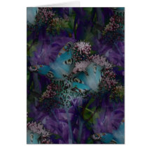 Borboletas Pavão em Roxo Por KABFA Designs
