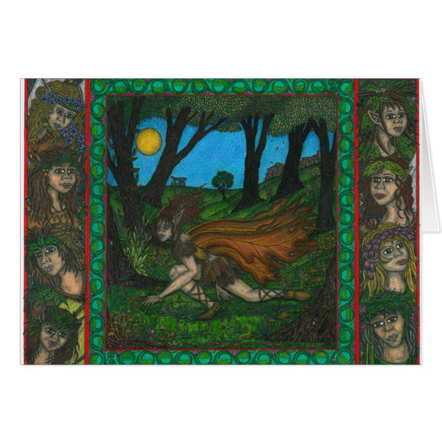 Cartão Borda da floresta (Frente Horizontal)